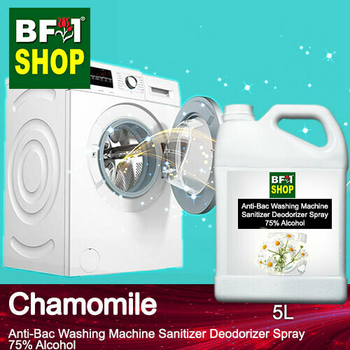 (ABWMSD) Chamomile Anti-Bac Washing Machine Sanitizer Deodorizer Spray - 75% Alcohol - 5L (ABWMSD) Chamomile Anti-Bac Washing Machine Sanitizer Deodorizer Spray - 75% Alcohol - 5L