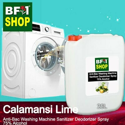 (ABWMSD) lime - Calamansi Lime Anti-Bac Washing Machine Sanitizer Deodorizer Spray - 75% Alcohol - 25L