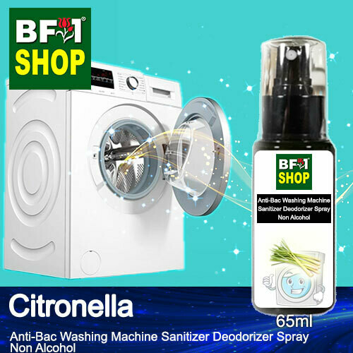 (ABWMSD) Citronella Anti-Bac Washing Machine Sanitizer Deodorizer Spray - Non Alcohol - 65ml