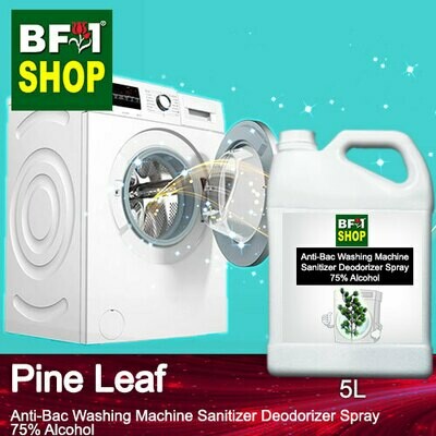 (ABWMSD) Pine Leaf Anti-Bac Washing Machine Sanitizer Deodorizer Spray - 75% Alcohol - 5L (ABWMSD) Pine Leaf Anti-Bac Washing Machine Sanitizer Deodorizer Spray - 75% Alcohol - 5L