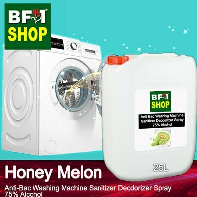 (ABWMSD) Honey Melon Anti-Bac Washing Machine Sanitizer Deodorizer Spray - 75% Alcohol - 25L
