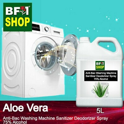 (ABWMSD) Aloe Vera Anti-Bac Washing Machine Sanitizer Deodorizer Spray - 75% Alcohol - 5L