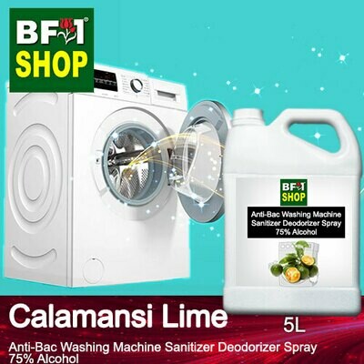 (ABWMSD) lime - Calamansi Lime Anti-Bac Washing Machine Sanitizer Deodorizer Spray - 75% Alcohol - 5L