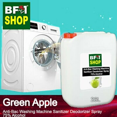 (ABWMSD) Apple - Green Apple Anti-Bac Washing Machine Sanitizer Deodorizer Spray - 75% Alcohol - 25L