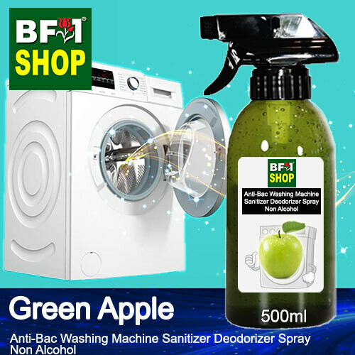 (ABWMSD) Apple - Green Apple Anti-Bac Washing Machine Sanitizer Deodorizer Spray - Non Alcohol - 500ml