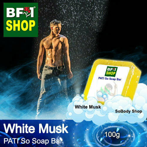 (PSSB) PATI SoBody Shop - White Musk - Soap Bar - 100g