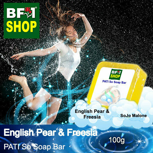 (PSSB) PATI SoJo Malone - English Pear & Freesia - Soap Bar - 100g
