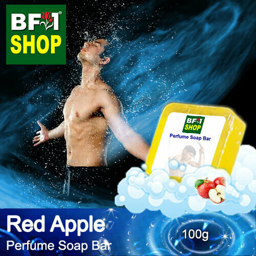 (PSB1) Perfume Soap Bar - WBP Apple Red Apple - 100g