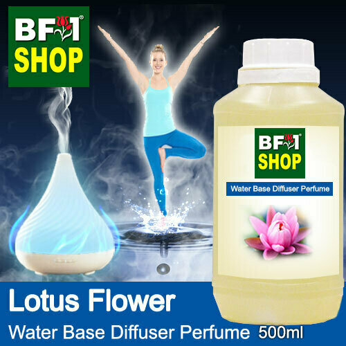 Aromatic Water Base Perfume (WBP) - Lotus Flower - 500ml Diffuser Perfume