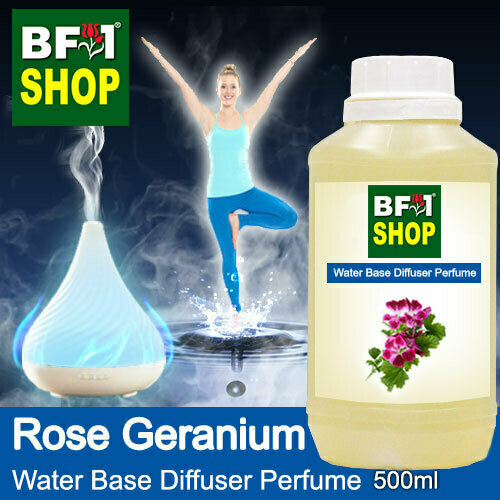 Aromatic Water Base Perfume (WBP) - Rose Geranium - 500ml Diffuser Perfume