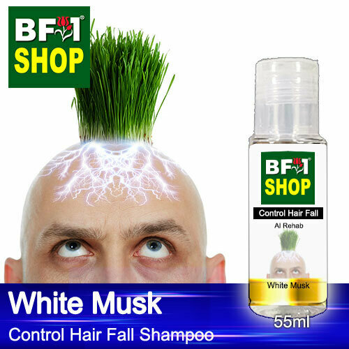 (CHFS) AmBAl Rehab - White Musk Control Hair Fall Shampoo - 55ml - Man