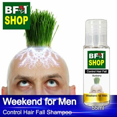 (CHFS) AmBBurberry - Weekend for Men Control Hair Fall Shampoo - 55ml - Man