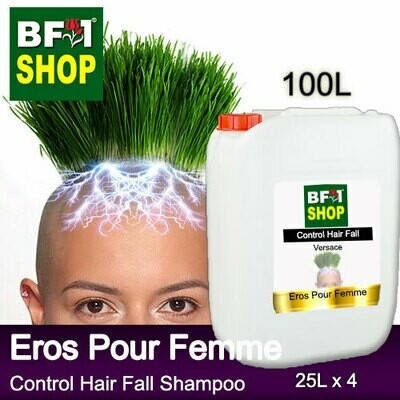 (CHFS) AmBVersace - Eros Pour Femme Control Hair Fall Shampoo - 100L Woman