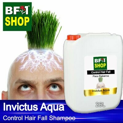 (CHFS) AmBPaco Rabanne - Invictus Aqua Control Hair Fall Shampoo - 25L - Man