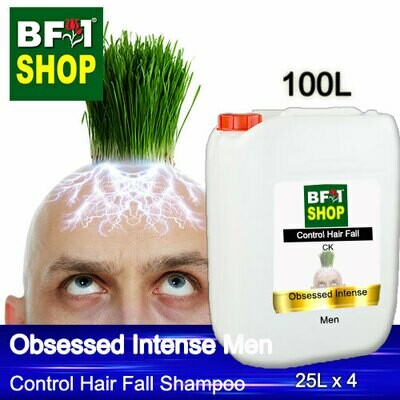 (CHFS) AmBCK - Obsessed Intense Men Control Hair Fall Shampoo - 100L - Man