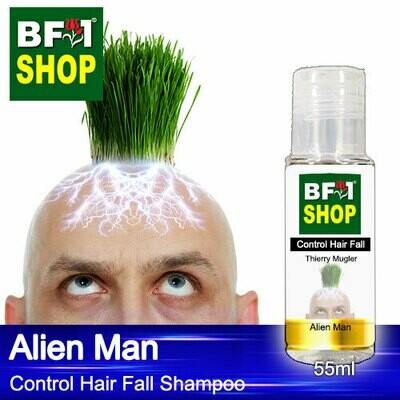 (CHFS) AmBThierry Mugler - Alien Man Control Hair Fall Shampoo - 55ml - Man