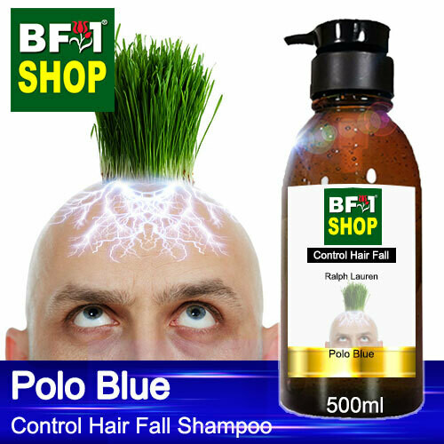 (CHFS) AmBRalph Lauren - Polo Blue Control Hair Fall Shampoo - 500ml - Man