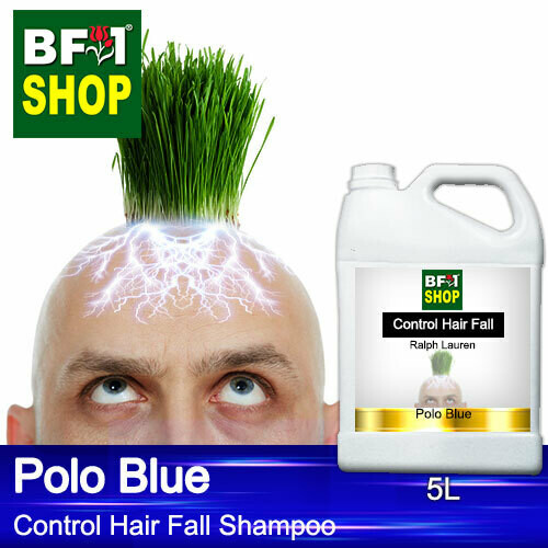 (CHFS) AmBRalph Lauren - Polo Blue Control Hair Fall Shampoo - 5L - Man