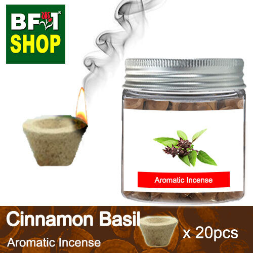 Aromatic Incense (AI) - Basil - Cinnamon Basil Aroma - 20pcs