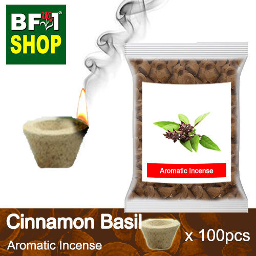 Aromatic Incense (AI) - Basil - Cinnamon Basil Aroma - 100pcs