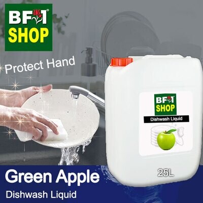 (DL) Dishwash Liquid - Green Apple - 25L