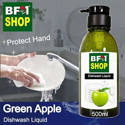 (DL) Dishwash Liquid - Green Apple - 500ml