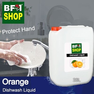(DL) Dishwash Liquid - Orange - 25L