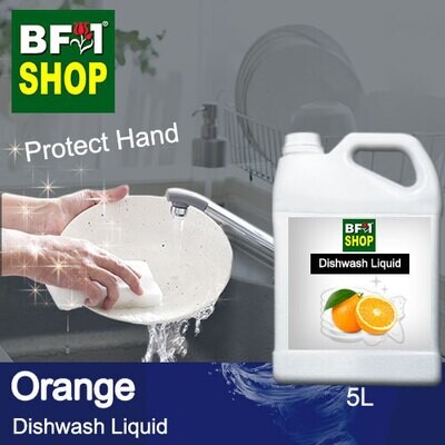 (DL) Dishwash Liquid - Orange - 5L