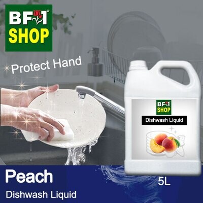 (DL) Dishwash Liquid - Peach - 5L