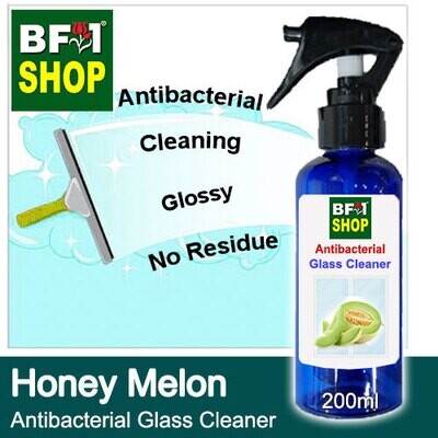 Antibacterial Glass Cleaner (AGC) - Honey Melon - 200ml Cleaning Glossy No Residue
