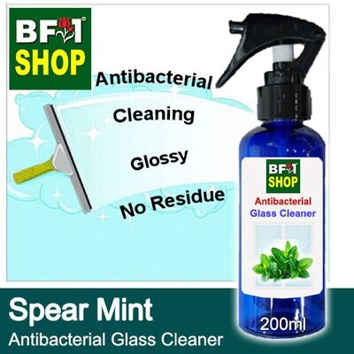 Antibacterial Glass Cleaner (AGC) - mint - Spear Mint - 200ml Cleaning Glossy No Residue