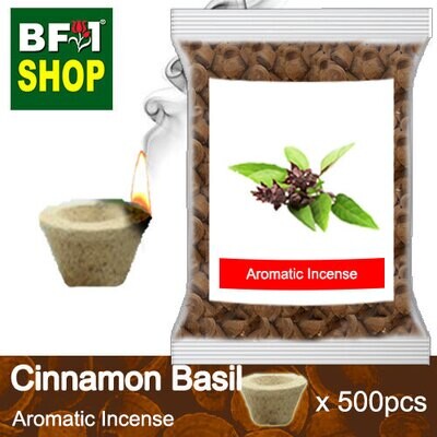 Aromatic Incense (AI) - Basil - Cinnamon Basil Aroma - 500pcs