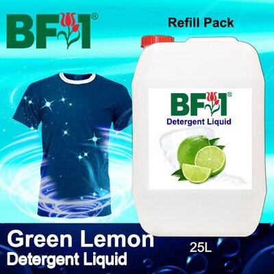 Detergent Liquid - Lemon - Green Lemon - 25L Refill Pack