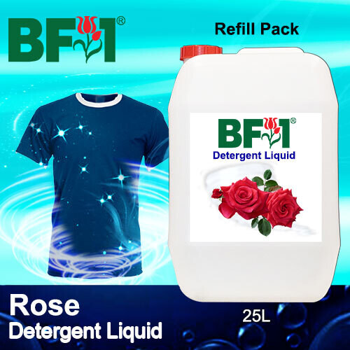Detergent Liquid - Rose - 25L Refill Pack