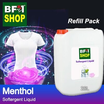Softergent Liquid - Menthol - 25L Refill Pack