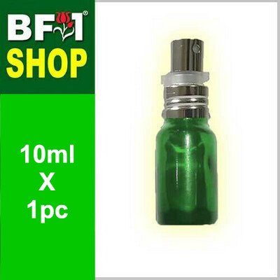 10ml Green Color with Spray Head