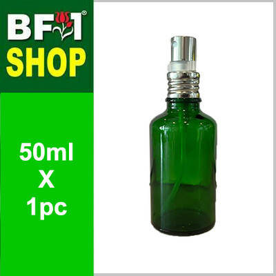 50ml Green Color with Spray Head