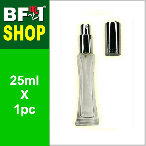 25ml Perfume Bottle Long Shape - Clear Color