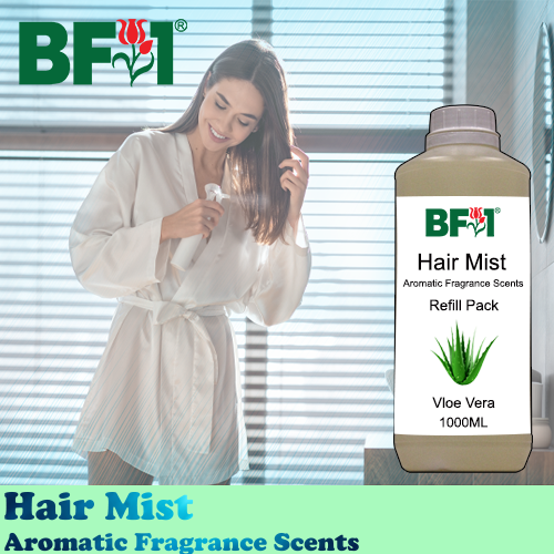 Hair Mist - Aromatic Fragrance Scents - 1000ml (1L), Size: Aloe Vera