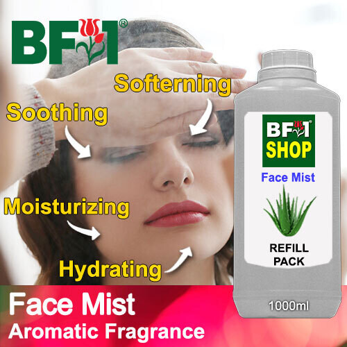 Face Mist - Aromatic Fragrance Scents - 1000ml (1L), Size: Aloe Vera