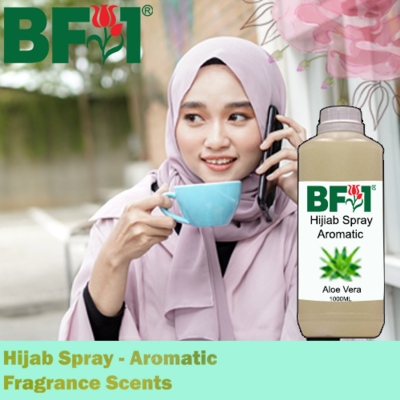 Hijab Spray - Aromatic Fragrance Scents - 1000ml (1L), Size: Aloe Vera