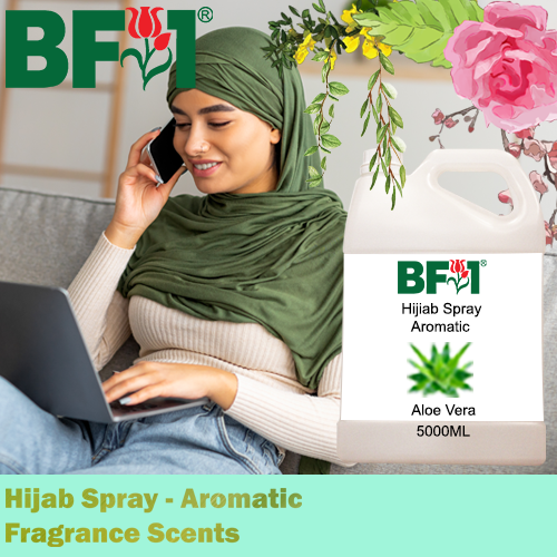 Hijab Spray - Aromatic Fragrance Scents - 5000ml (5L), Size: Aloe Vera
