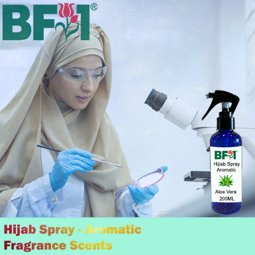 Hijab Spray - Aromatic Fragrance Scents - 200ml, Scents: Aloe Vera