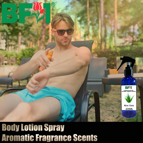 Body Lotion Spray - Aromatic Fragrance Scents - 200ml, Size: Aloe Vera