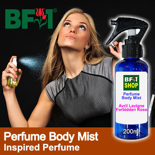 Perfume Body Mist - Inspired Perfume Scents - 200ml, Size: Avril Lavigne - Forbidden Rose (W)