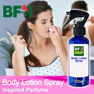 Body Lotion Spray - Inspired Perfume Scents - 200ml