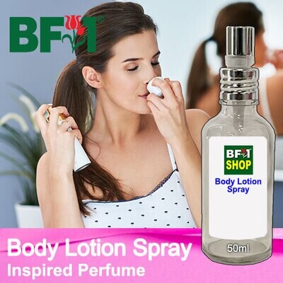 Body Lotion Spray - Inspired Perfume Scents - 50ml