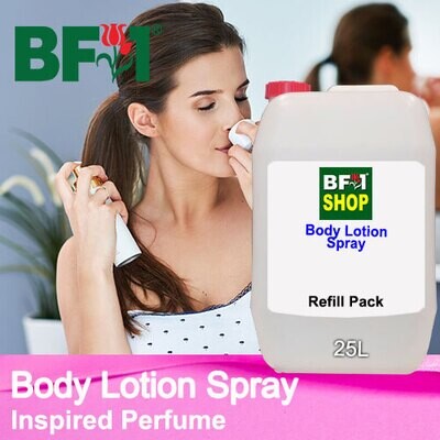 Body Lotion Spray - Inspired Perfume Scents - 25000ml (25L)