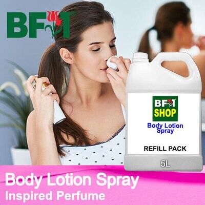 Body Lotion Spray - Inspired Perfume Scents - 5000ml (5L)
