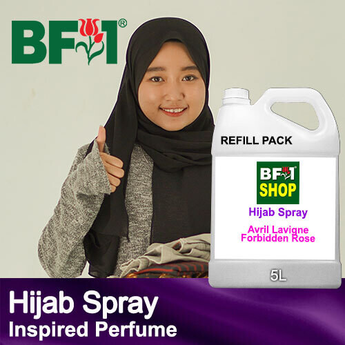 Hijab Spray - Inspired Perfume Scents - 5000ml (5L), Scents: Avril Lavigne - Forbidden Rose (W)